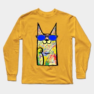 graffiti tattoo subway CAT Long Sleeve T-Shirt